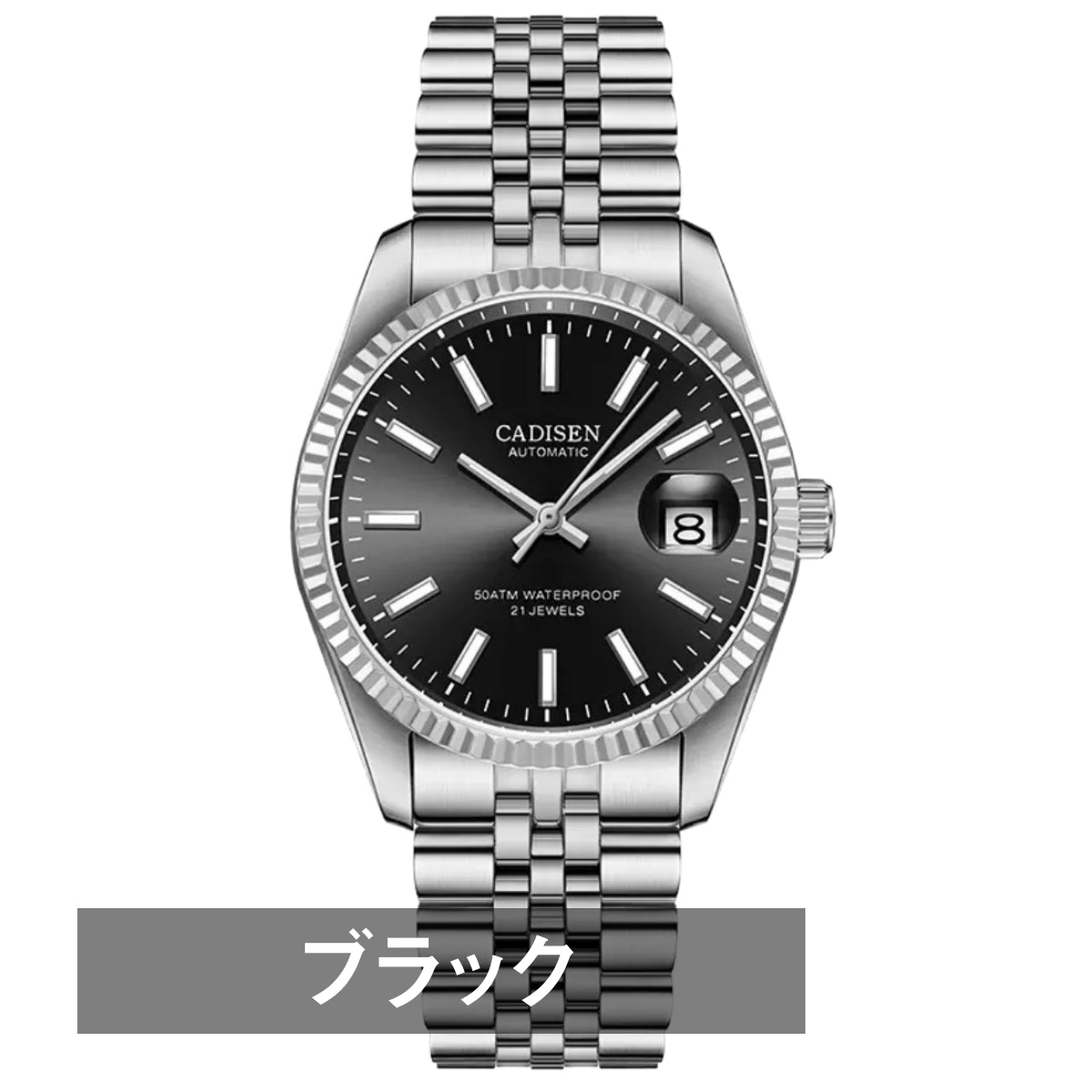 自動巻き腕時計 メンズ 40代 50代 60代 オマージュウォッチ CADISEN 機械式 38mm 手巻き付き 裏スケルトン C8053
